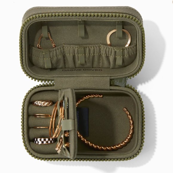Dagne Dover Frankie Jewelry Case in Moss, New - Picture 2 of 6